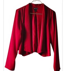 Wet Seal Women's Bold Red Blazer